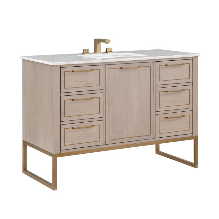 Bemma Markham 48'' Free Standing Single Bathroom Vanity with Top Wayfair